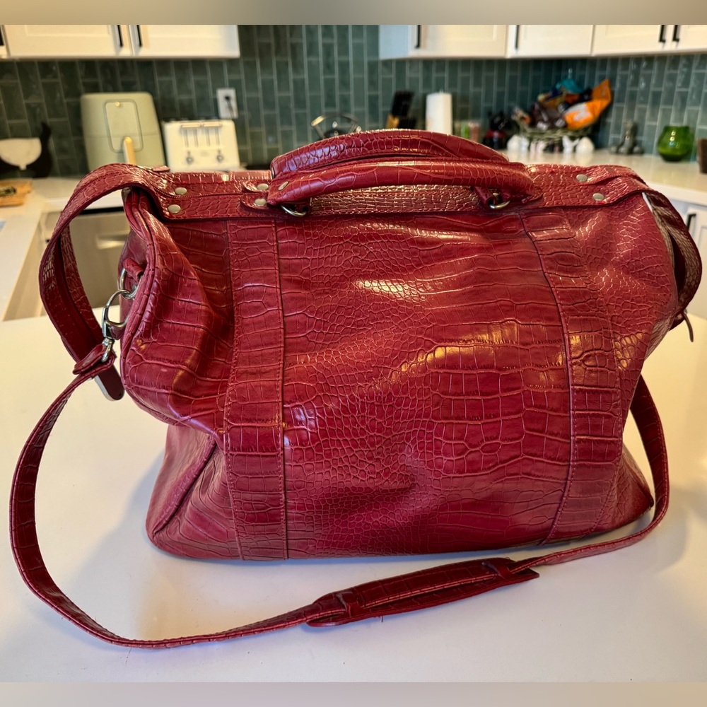 90s Vintage Red Bath and Body Works Tote Bag